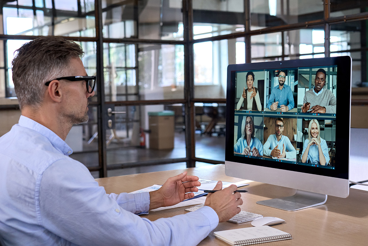 Secure video conferencing platform for desktop