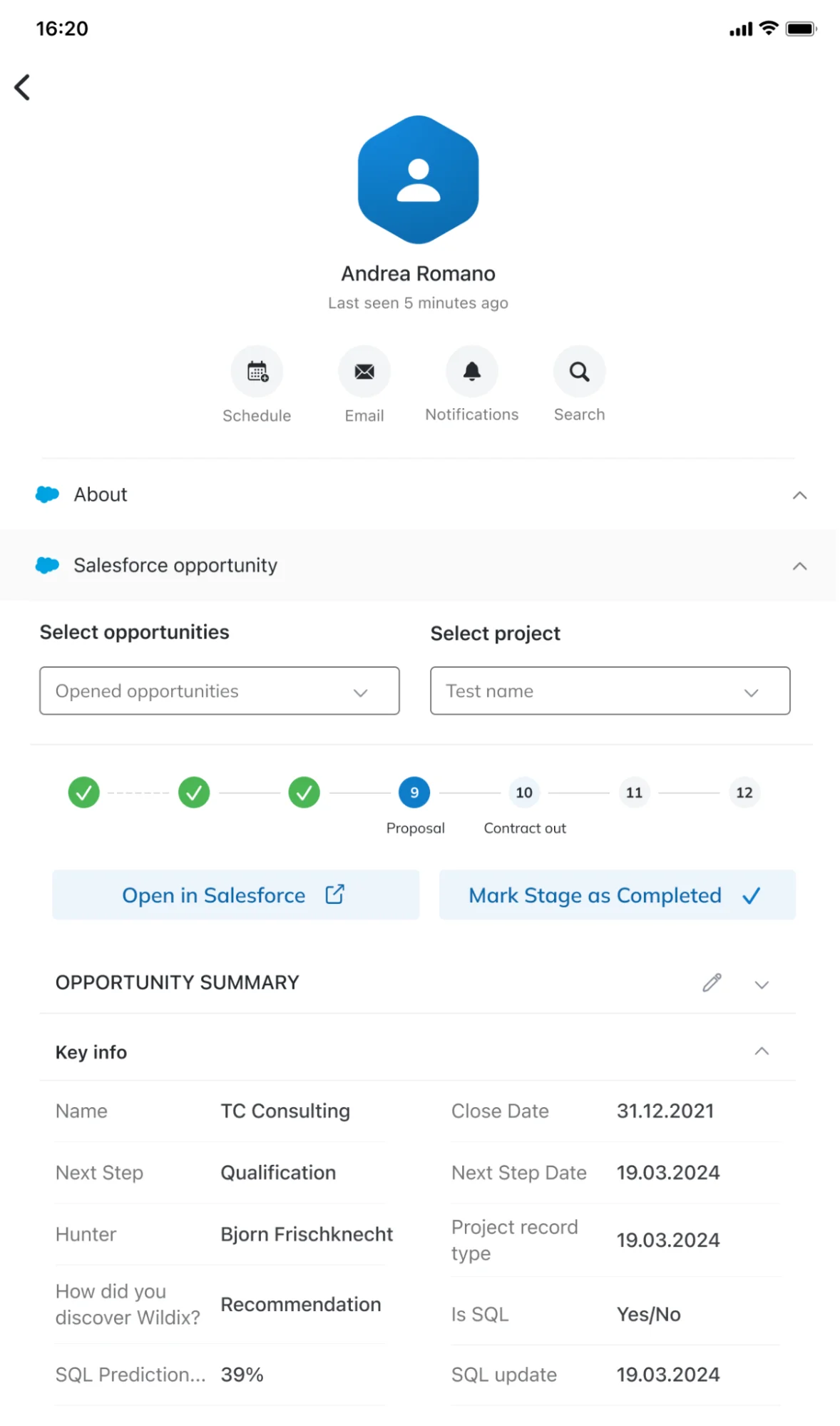 Integrating Salesforce and Wildix