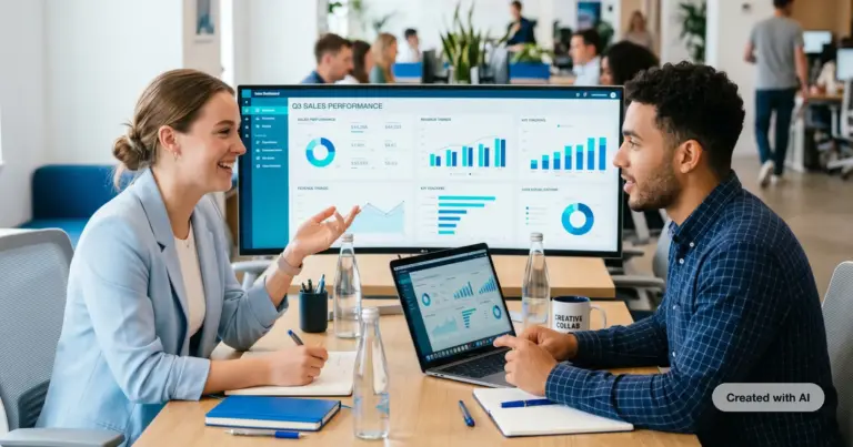 Teams and Visibility - How to get clearer insight into your sales team's conversations - Created with AI